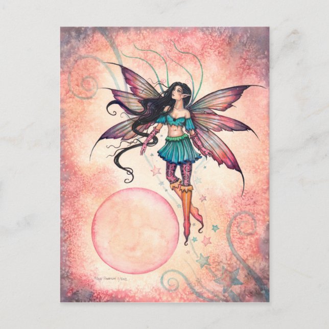 Star Stepper Fairy Fantasy Art Postcard (Front)