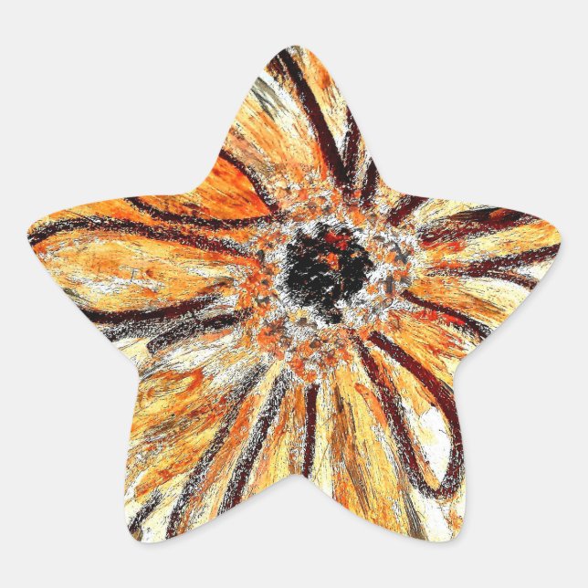Star Stickers Gerbera (Front)