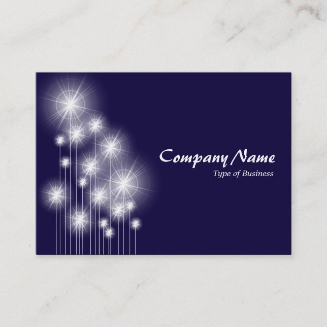 Star Strands - Deep Navy Business Card (Front)