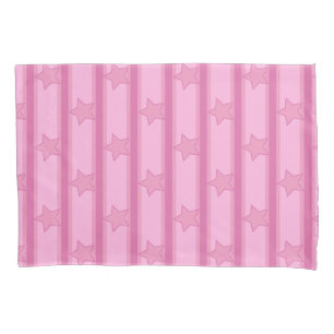 Star Striped Pillowcase