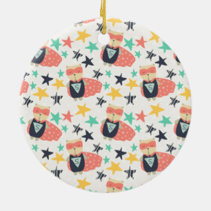 Star Super Hero Ceramic Ornament
