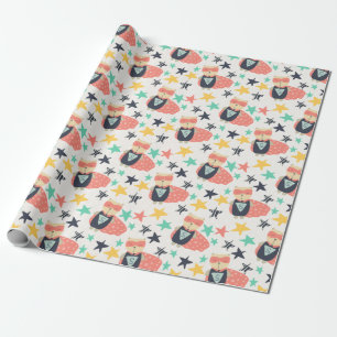 Star Super Hero Wrapping Paper