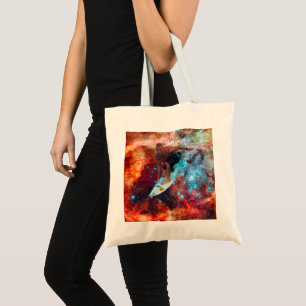 Star Surfer Large Tote Bag