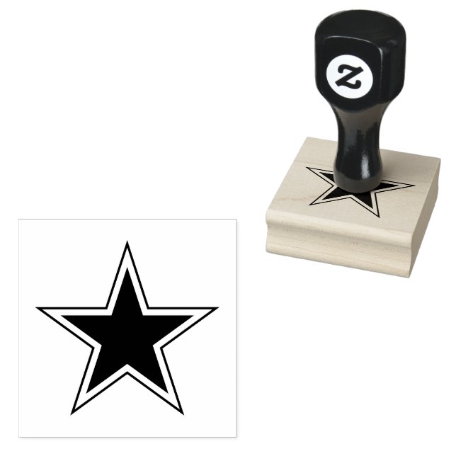 Star symbol Roundel of Belarus Rubber Stamp (Stamped)