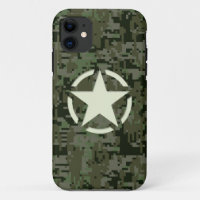 Star Tag Decal Digital Camouflage Style