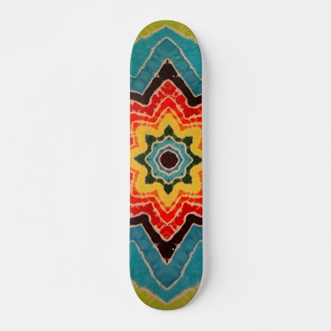 Star Tie Dye Skateboard (Front)