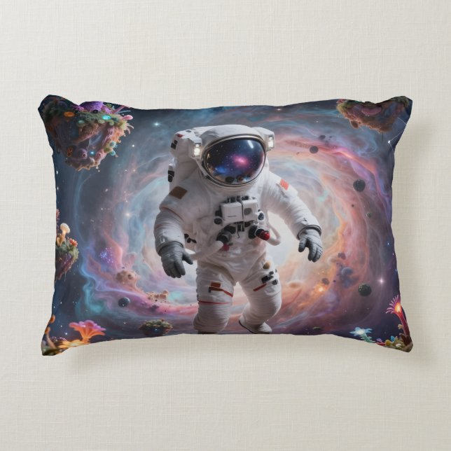 Star Trail – Journey Through the Universe 2 Decorative Cushion (Front)