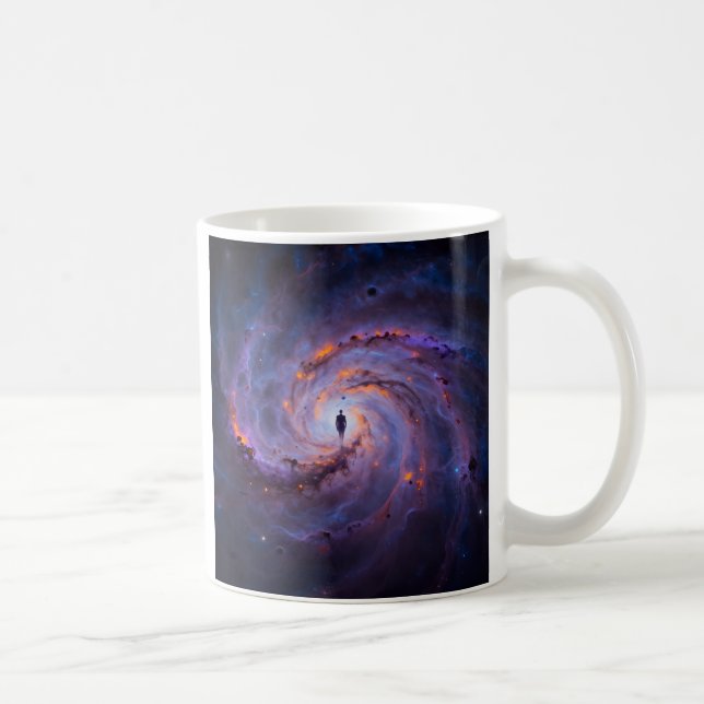 Star Trail - Journey Through the Universe Coffee Mug (Right)