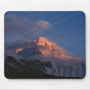 Star Trail Mt. Everest Tibet, China Mouse Pad