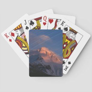 Star Trail   Mt. Everest Tibet, China Playing Cards