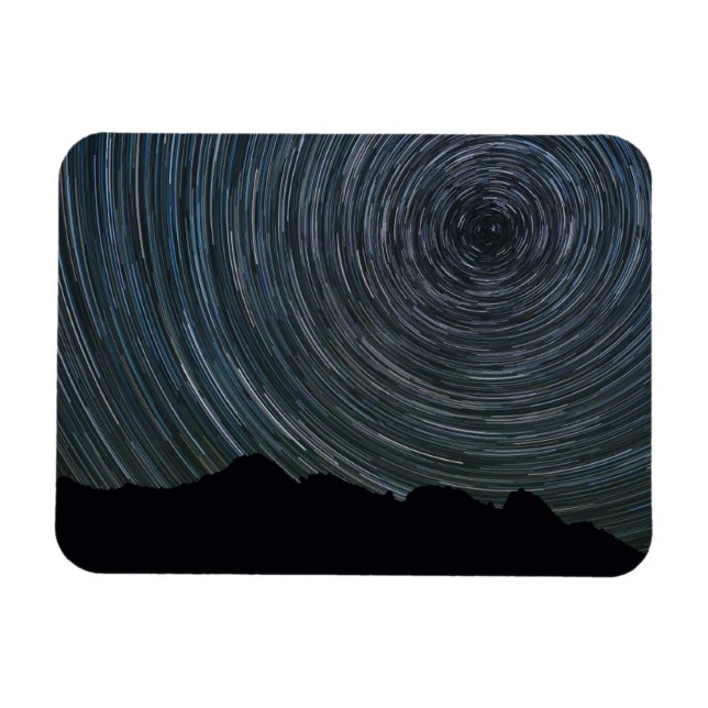 Star Trails Around Polaris | Ingalls Pass Magnet (Horizontal)