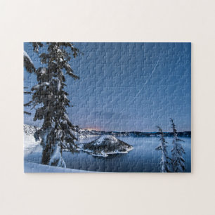 Star Trails Crater Lake National Park Jigsaw Puzzle