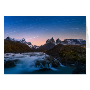 Star Trails Over Torres Del Paine
