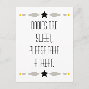 STAR TREAT & TABLE SIGNS POSTCARD