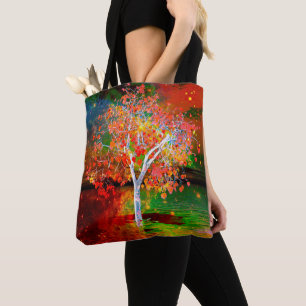 Star Tree Tote Bag 