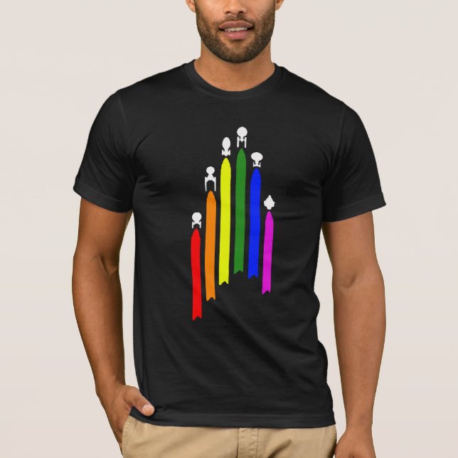 Star Trek Gay Pride T-Shirt (Front)