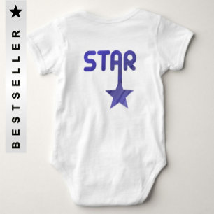 STAR Trend Abstract Lavender Violet Baby Bodysuit