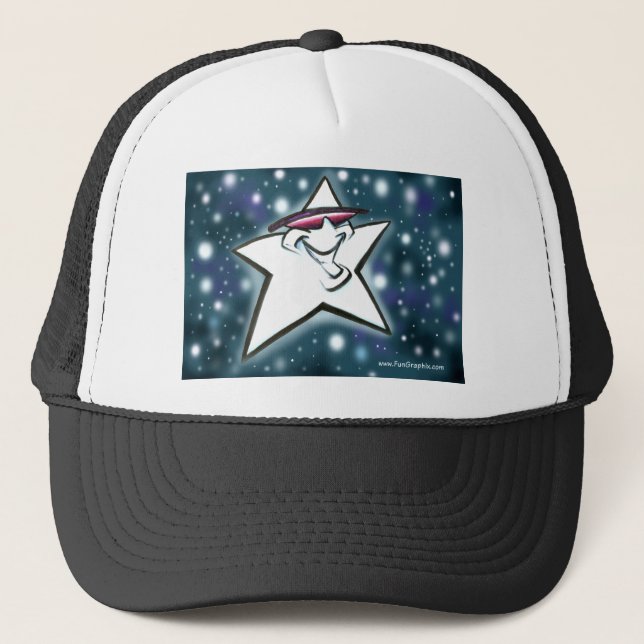 star trucker hat (Front)