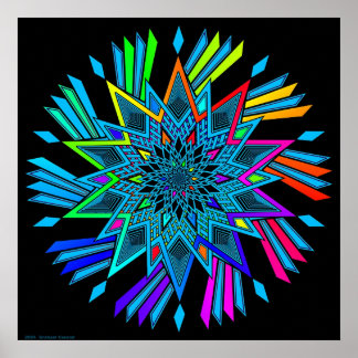 Star Twirl Poster