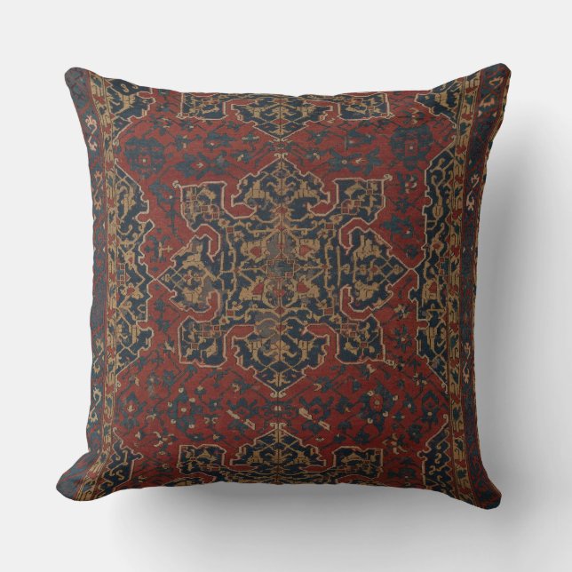 Star Ushak Carpet Design Cushion (Front)
