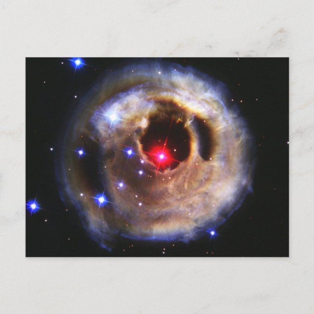 Star V838 Monocerotis (Hubble Telescope) Postcard (Front)