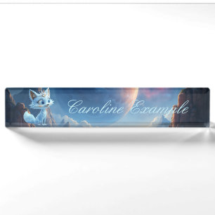 Star Whisper Fox – Keeper of Crystal Light. Nameplate