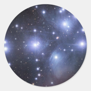 Stara pleiades_gendler_big classic round sticker