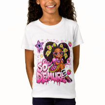 StarBerry™ So Demure Pink Neon Graffiti T-Shirt