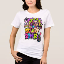 StarBerry™ So Demure Rainbow Graffiti T-Shirt