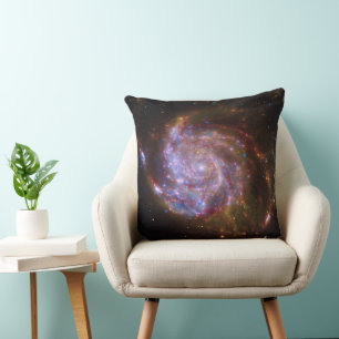 Starbirth in the Pinwheel: M101 Galaxy Cushion