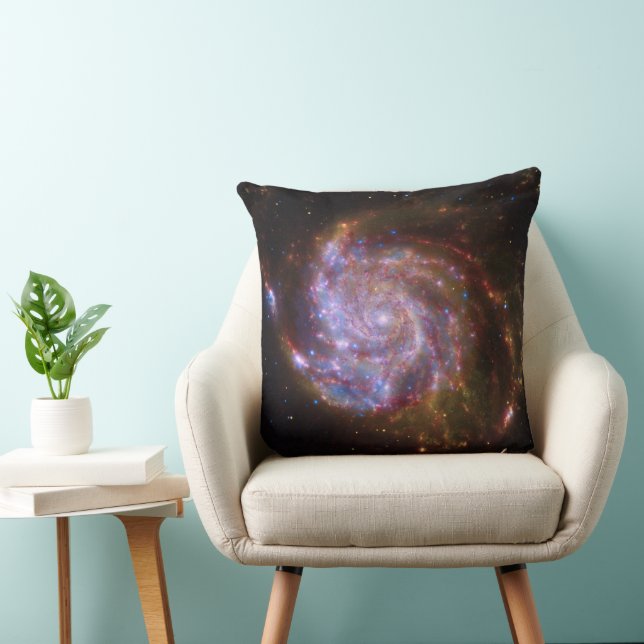 Starbirth in the Pinwheel:  M101 Galaxy Cushion (Chair)