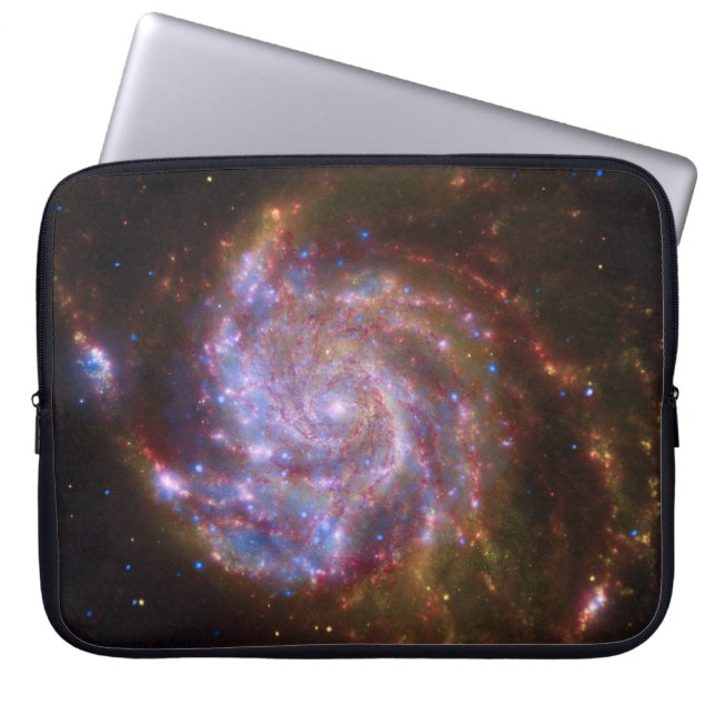 Starbirth in the Pinwheel:  M101 Galaxy Laptop Sleeve (Front)