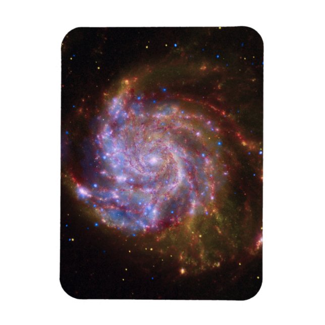 Starbirth in the Pinwheel:  M101 Galaxy Magnet (Vertical)