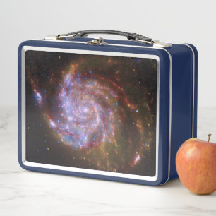 Starbirth in the Pinwheel:  M101 Galaxy Metal Lunch Box