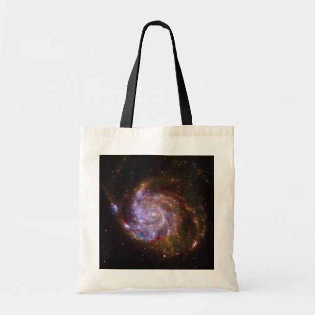 Starbirth in the Pinwheel:  M101 Galaxy Tote Bag (Front)