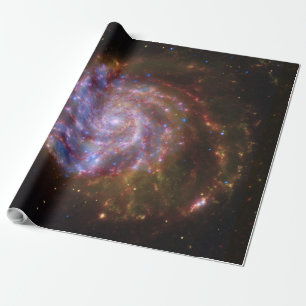 Starbirth in the Pinwheel:  M101 Galaxy Wrapping Paper