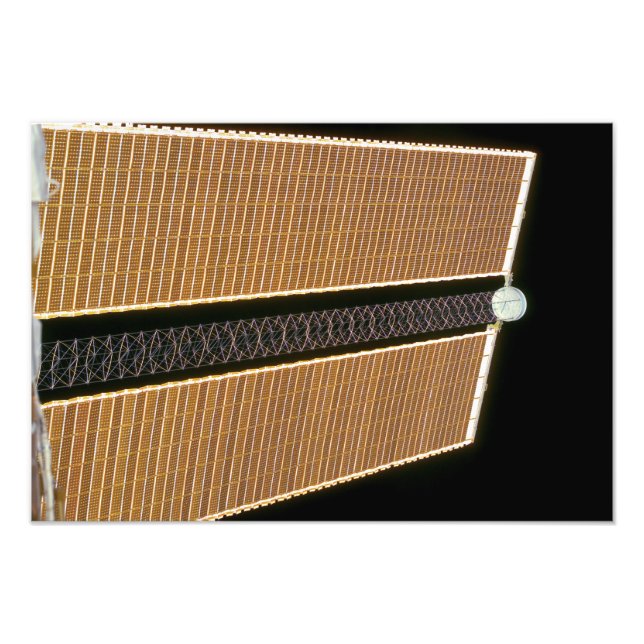 Starboard solar array wing panel photo print (Front)