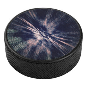 Starburst Abstract Design Hockey Puck