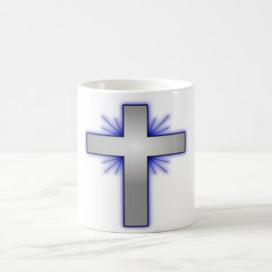 STARBURST CROSS COFFEE MUG
