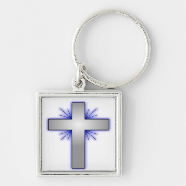 STARBURST CROSS KEY RING (Front)