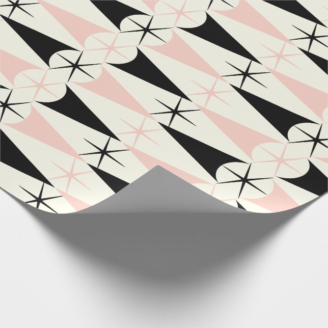 Starburst Harlequin Diamonds Wrapping Paper (Corner)