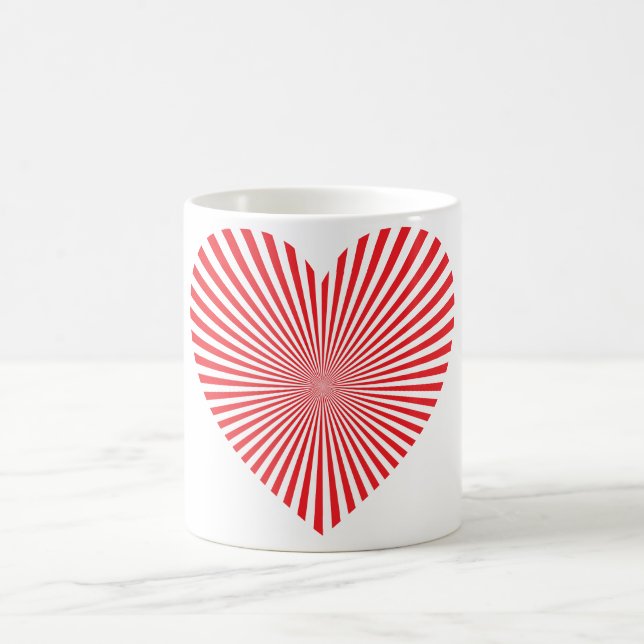  Starburst Heart Coffee Mug (Center)