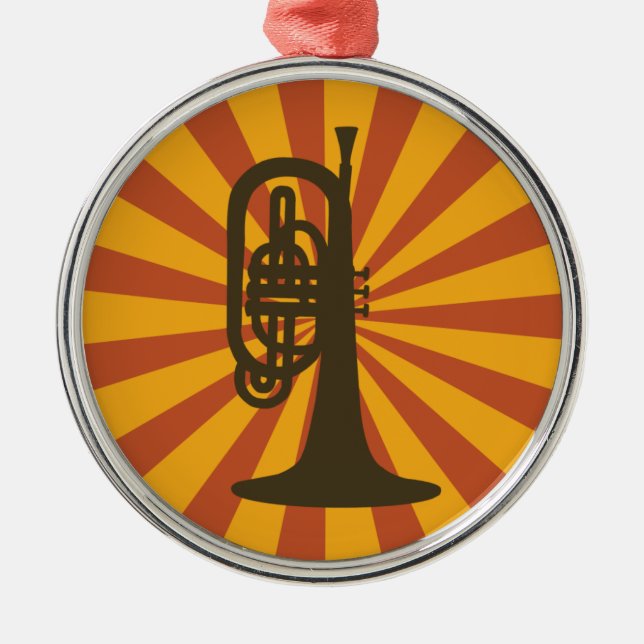 Starburst Mellophone Ornament (Front)