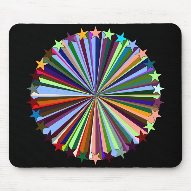 Starburst Mouse Pad (Front)