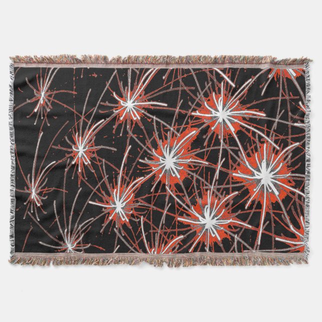 Starburst Network – Premium Woven Blanket (Front)