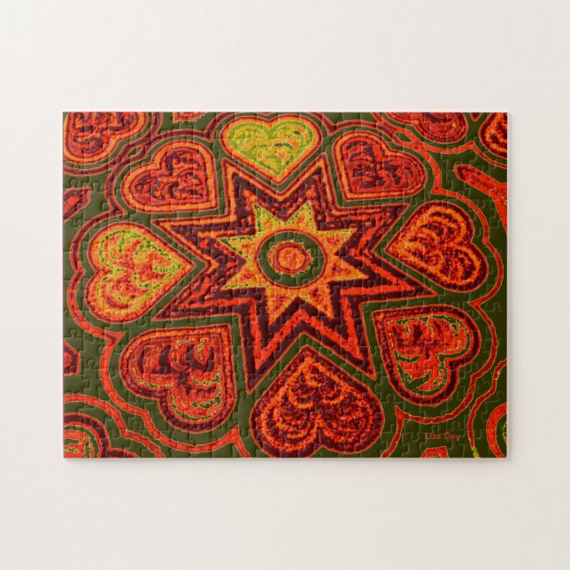 'Starburst of Love'  Jigsaw Puzzle (Horizontal)