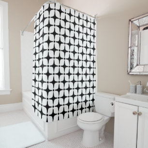 Starburst Pattern Shower Curtain