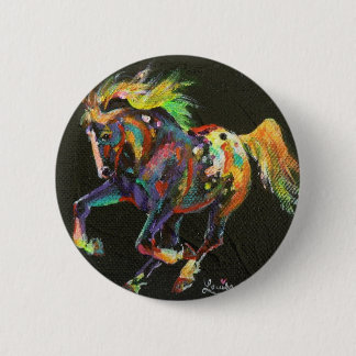starburst pony small 6 cm round badge