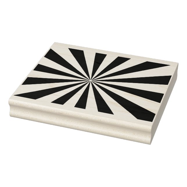 Starburst Rubber Art Stamp (Stamp)