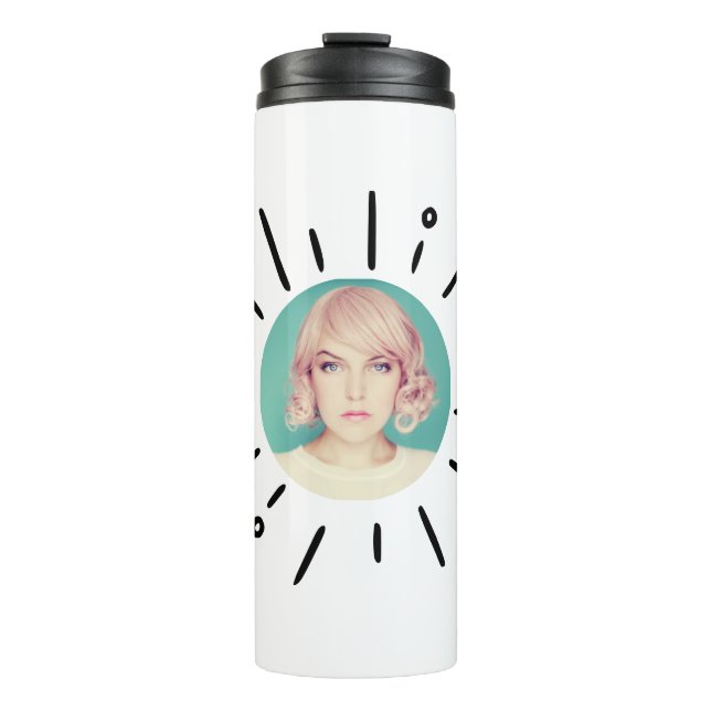 STARBURST |  Simple Fun Custom Photo Tumbler (Front)